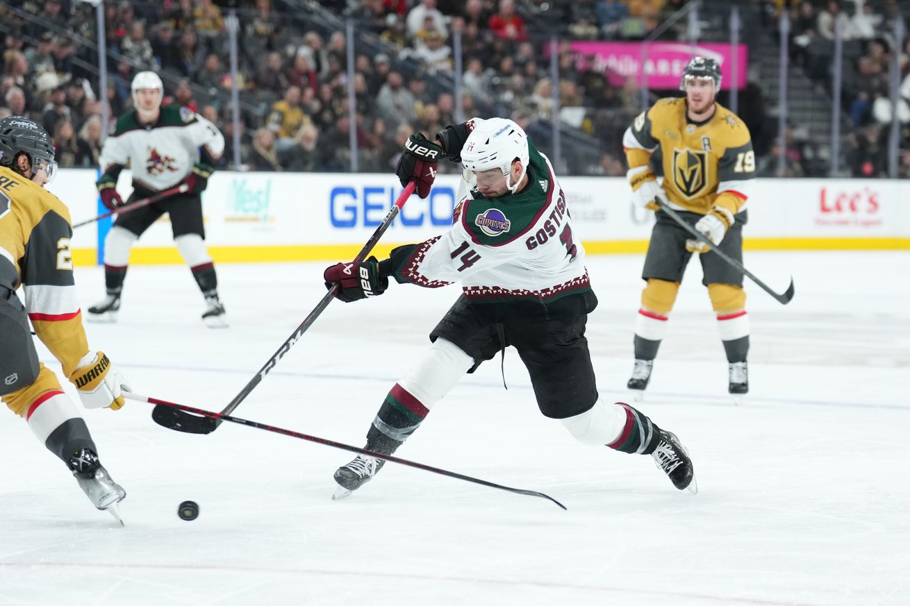 Arizona Coyotes v Vegas Golden Knights