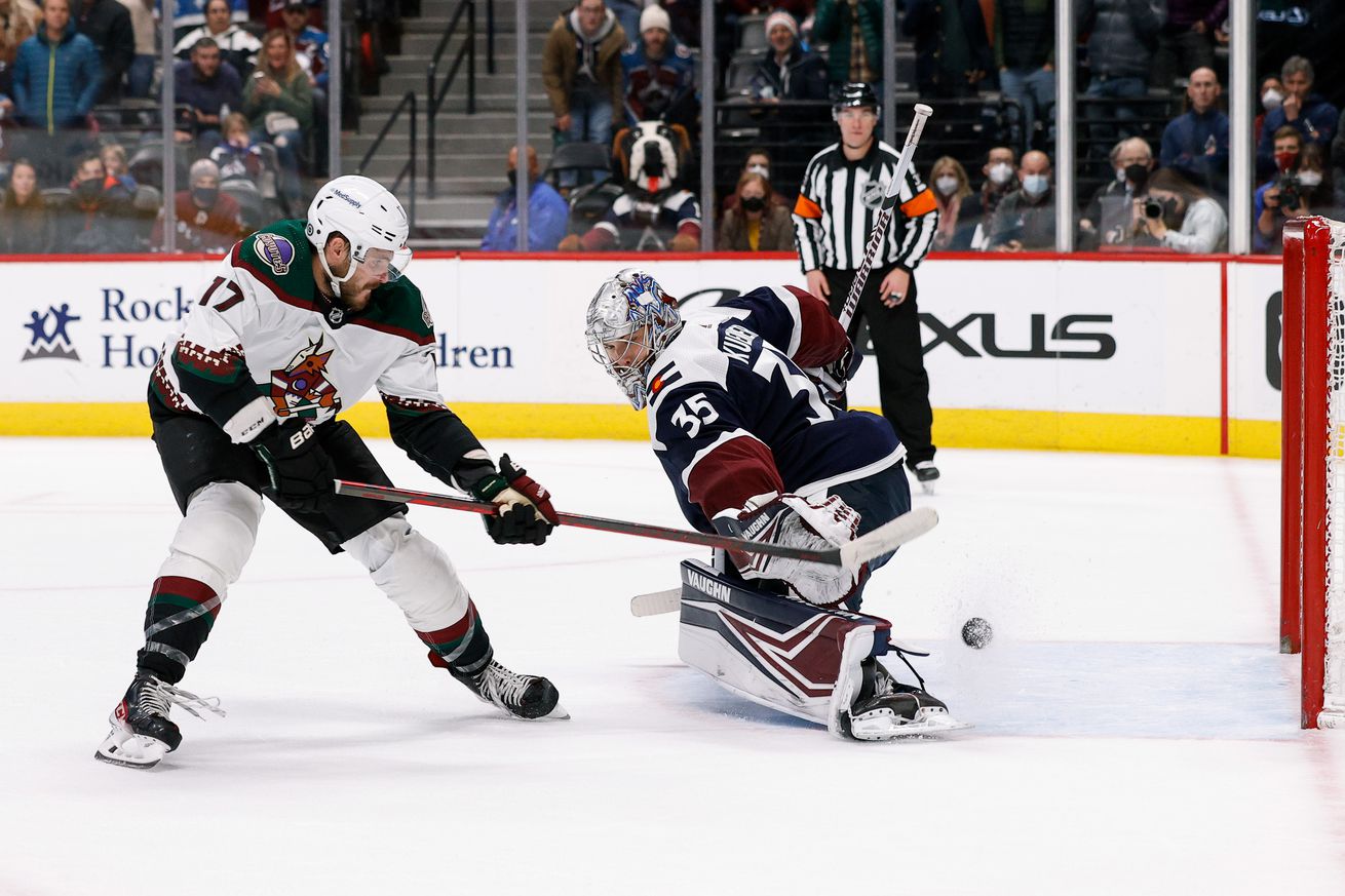 NHL: Arizona Coyotes at Colorado Avalanche