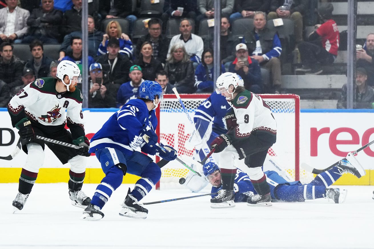 NHL: Arizona Coyotes at Toronto Maple Leafs