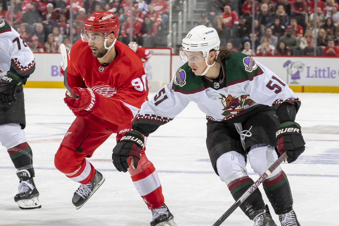 Arizona Coyotes v Detroit Red Wings