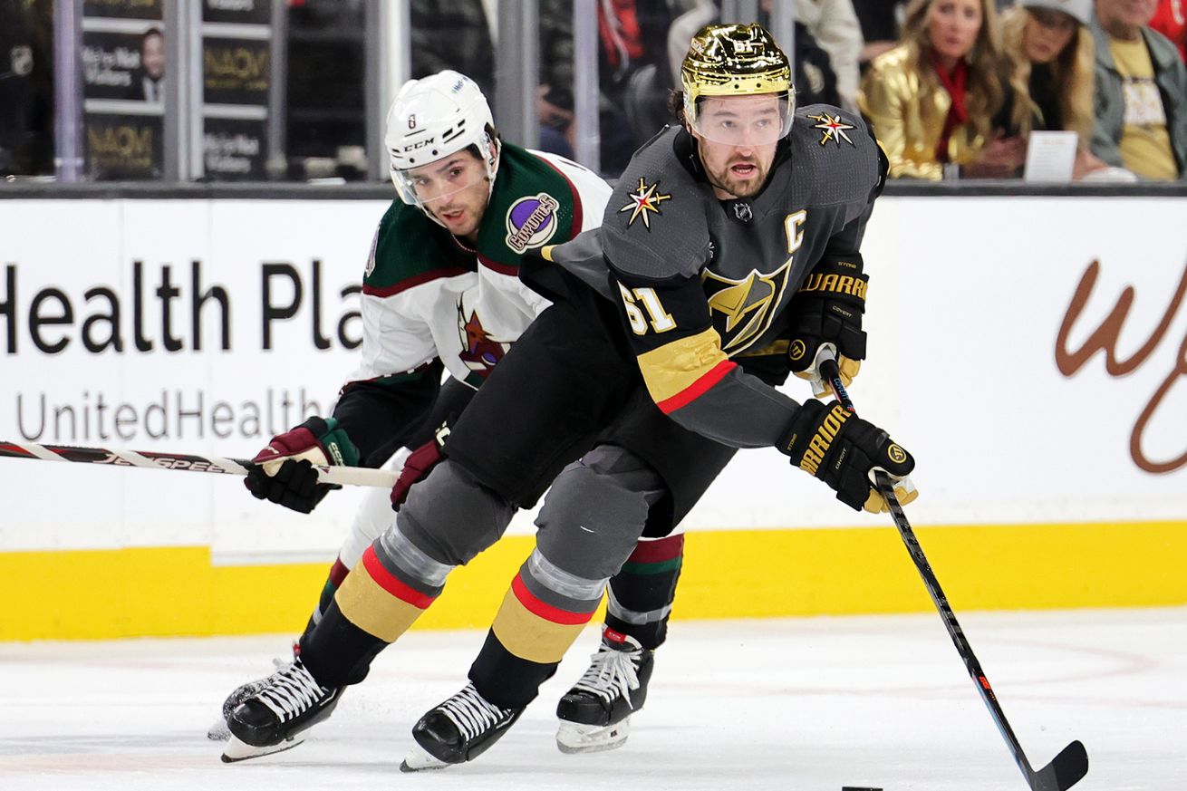 Arizona Coyotes v Vegas Golden Knights