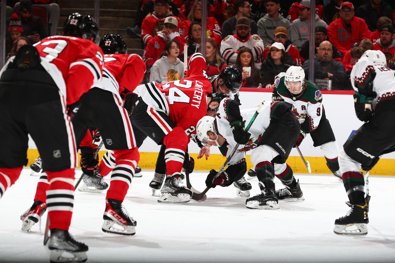 Arizona Coyotes v Chicago Blackhawks