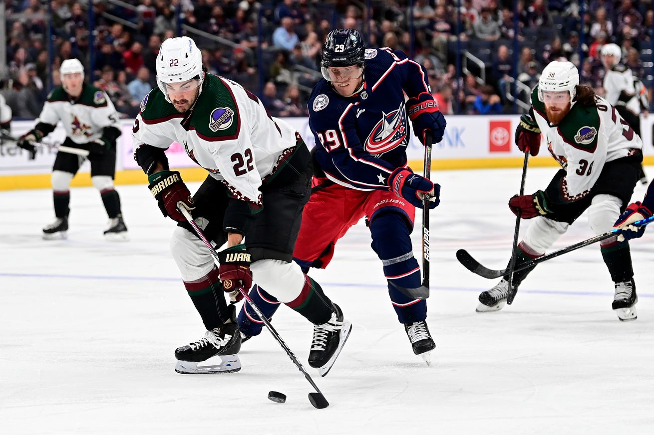 Arizona Coyotes v Columbus Blue Jackets