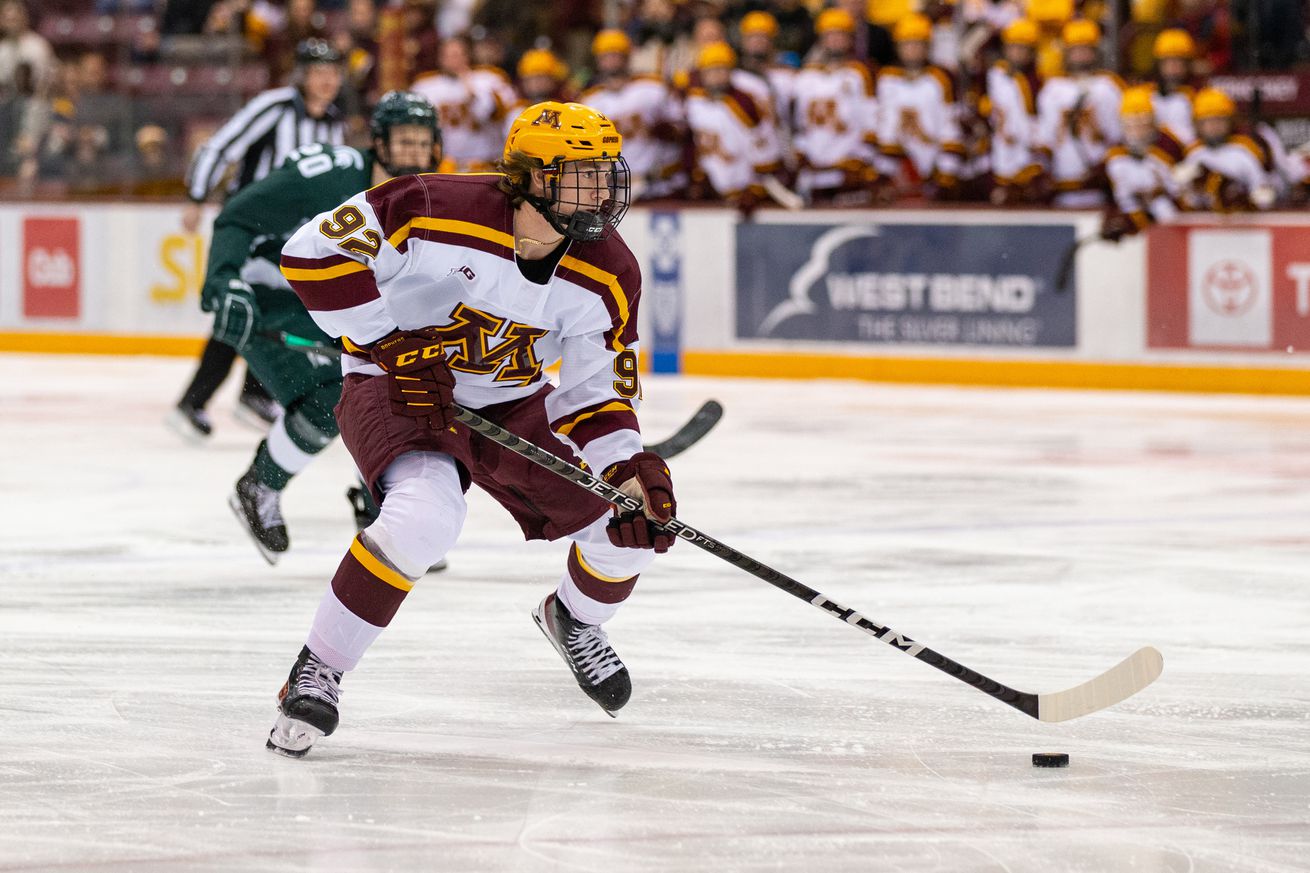 COLLEGE HOCKEY: JAN 27 Michigan State at Minnesota