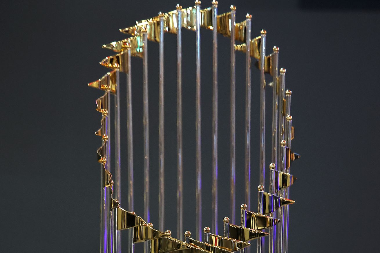 The MLB Commissioners trophy