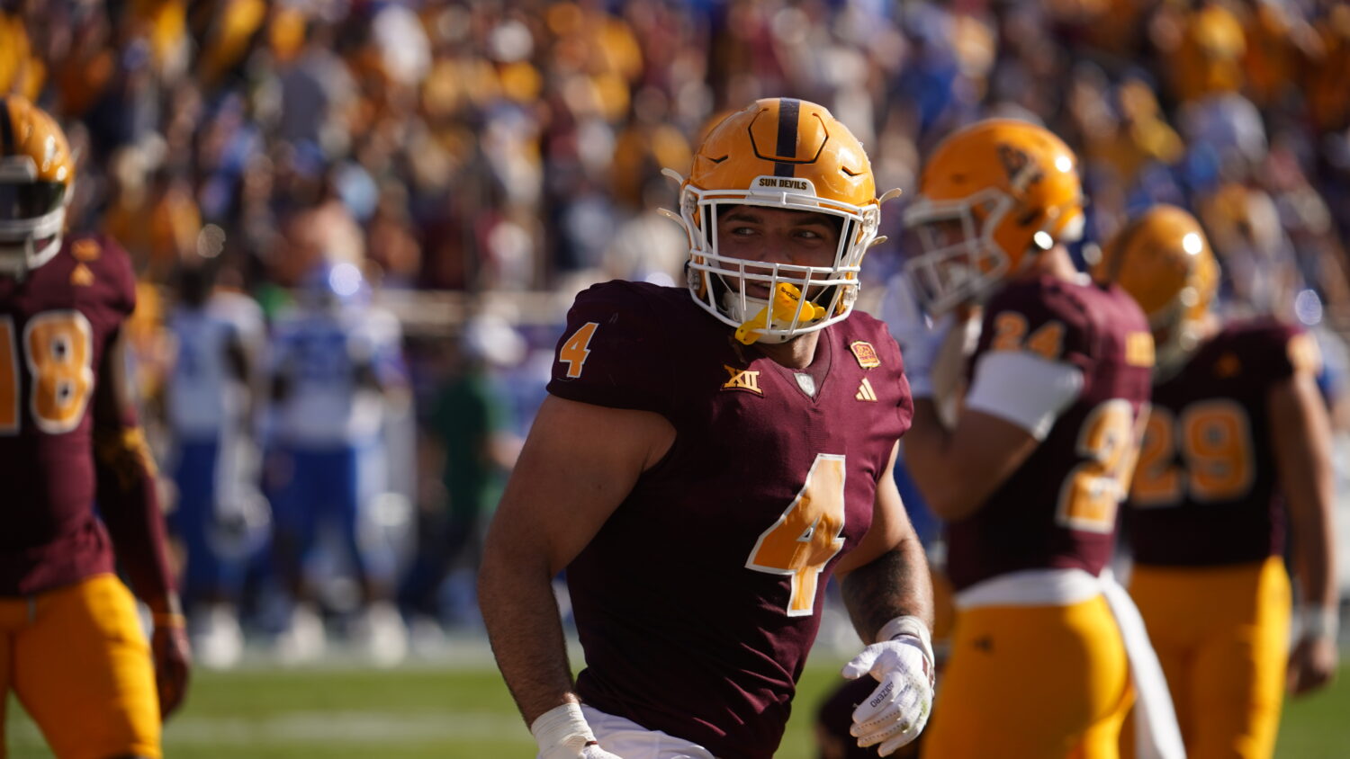 Javan Robinson's late interception, Cam Skattebo's 3 touchdowns seals Sun Devil win vs. BYU