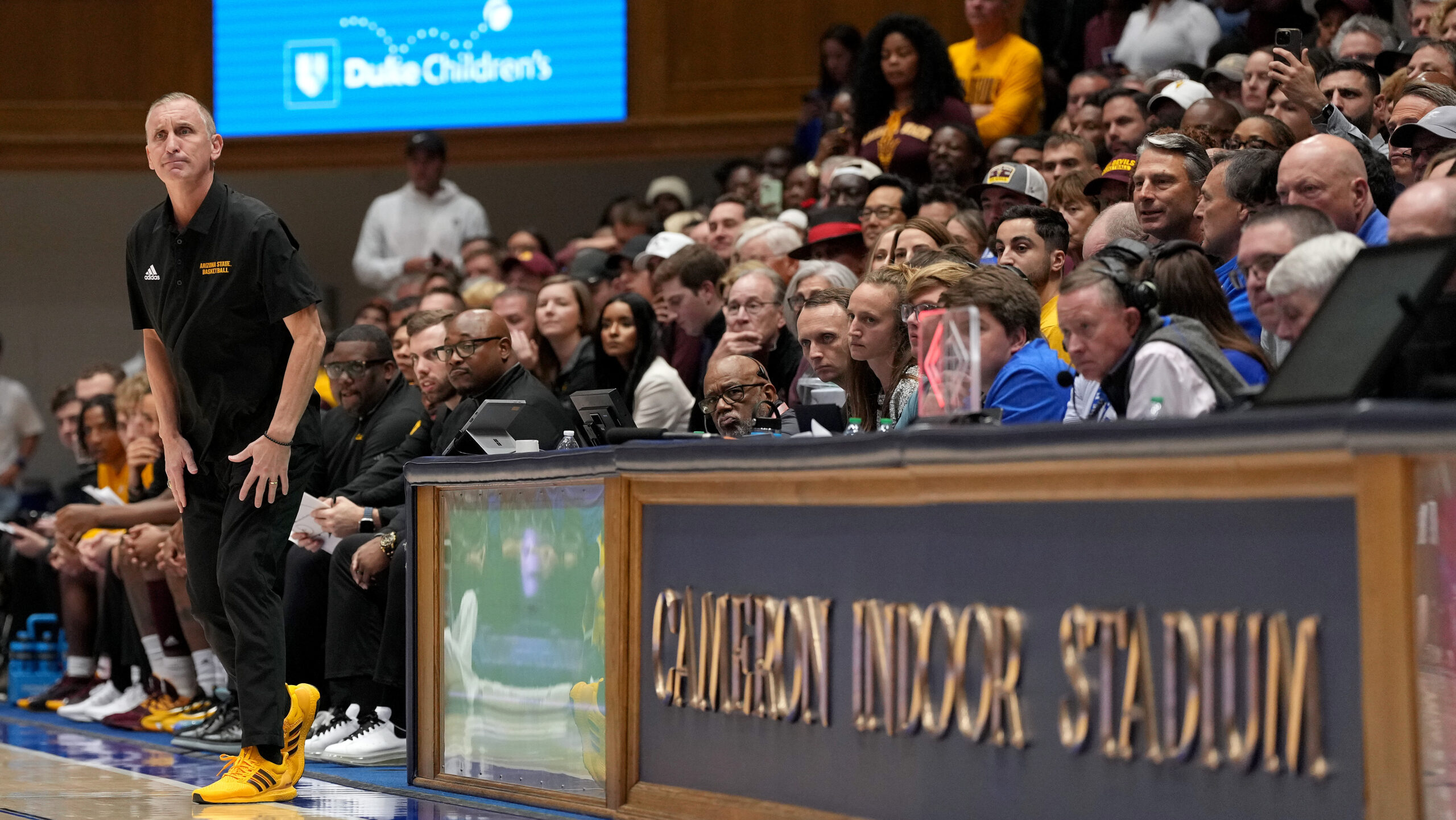 Bobby Hurley, Arizona State basketball outmatched in exhibition vs. Duke