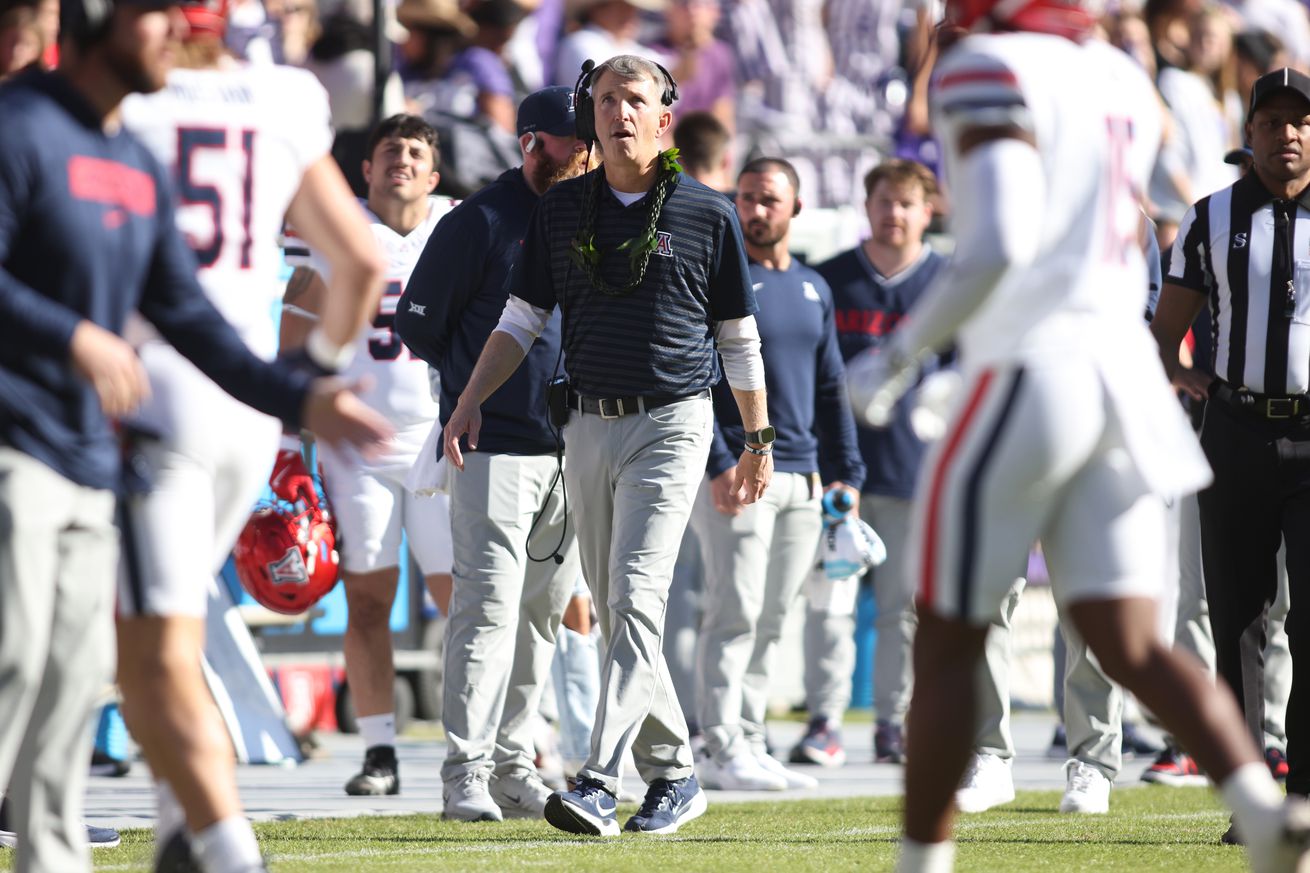 arizona-wildcats-football-coach-brent-brennan-comments-tcu-horned-frogs-big-12