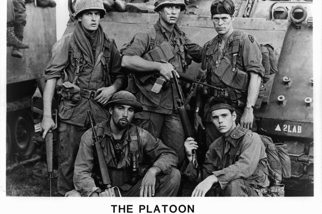 Publicity Photo for 1986 film ‘Platoon.’