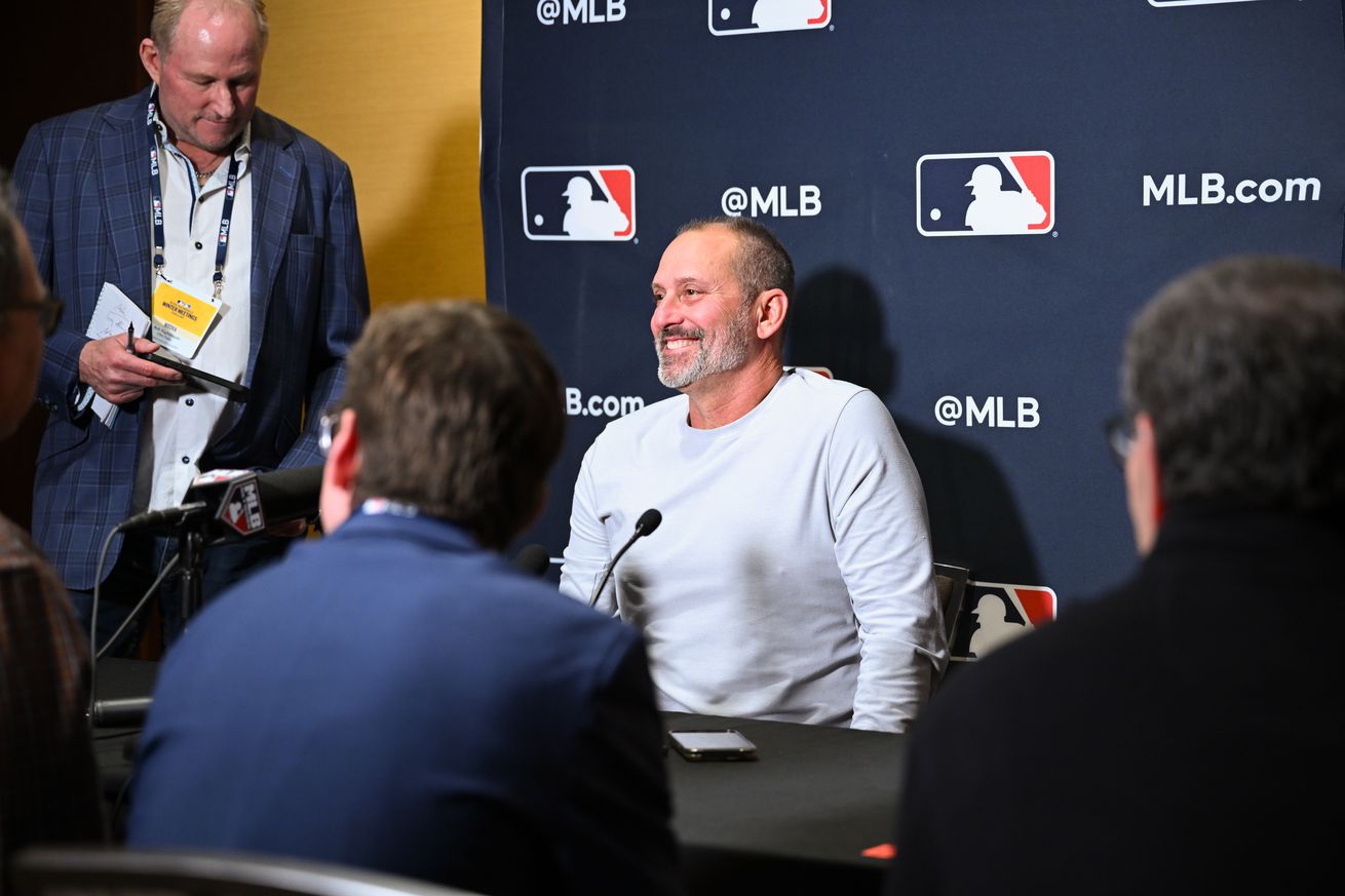 Torey Lovullo talked with media.