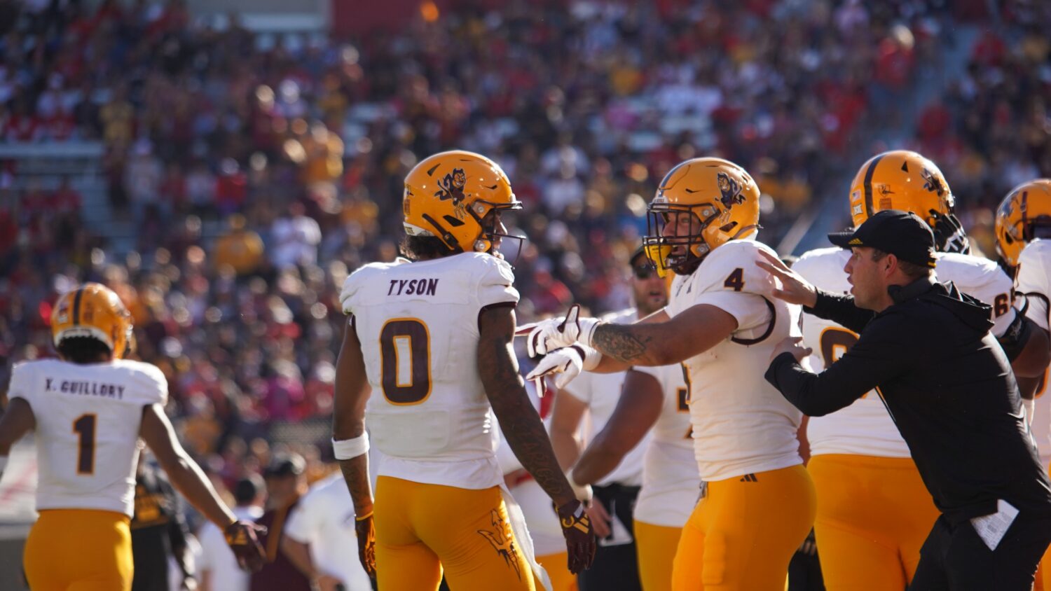 ASU stars Cam Skattebo, Jordyn Tyson key 4 straight TDs on Arizona to start Territorial Cup