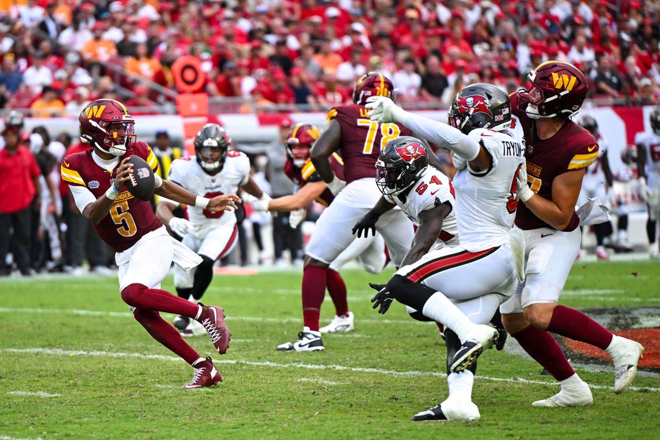 Washington Commanders and the Tampa Bay Buccaneers