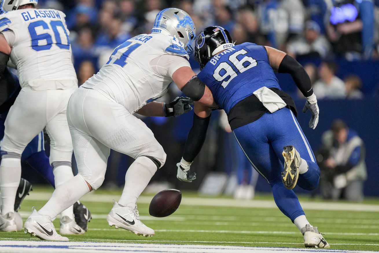 NFL: Detroit Lions at Indianapolis Colts